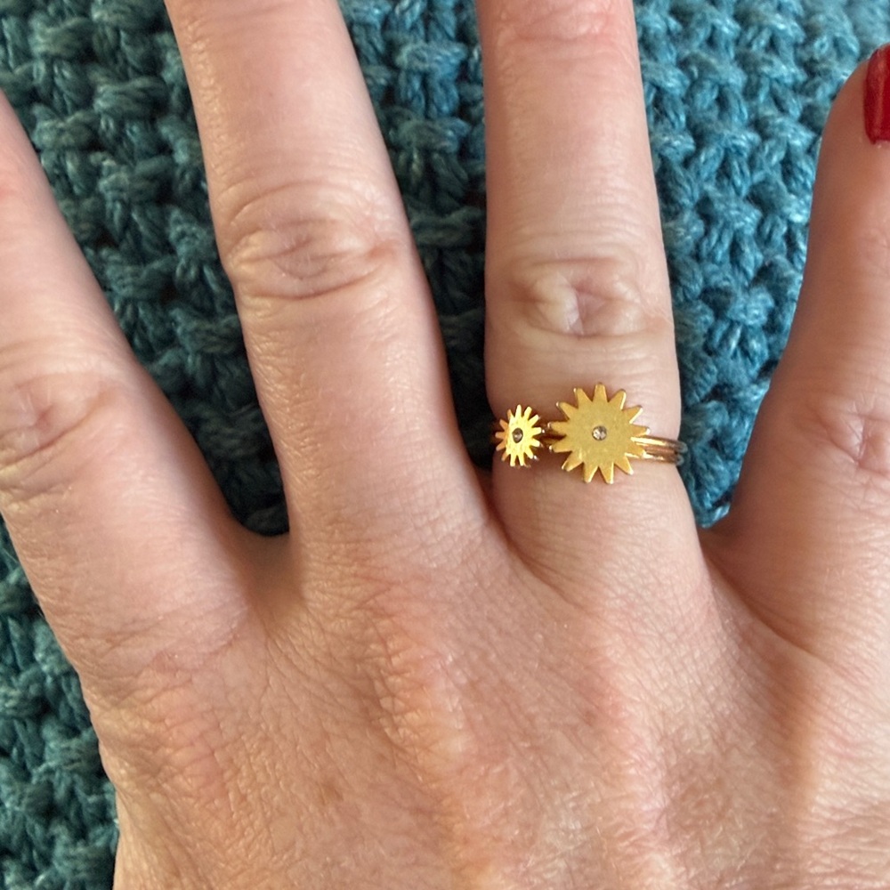 Madewell stack rings size 6.25